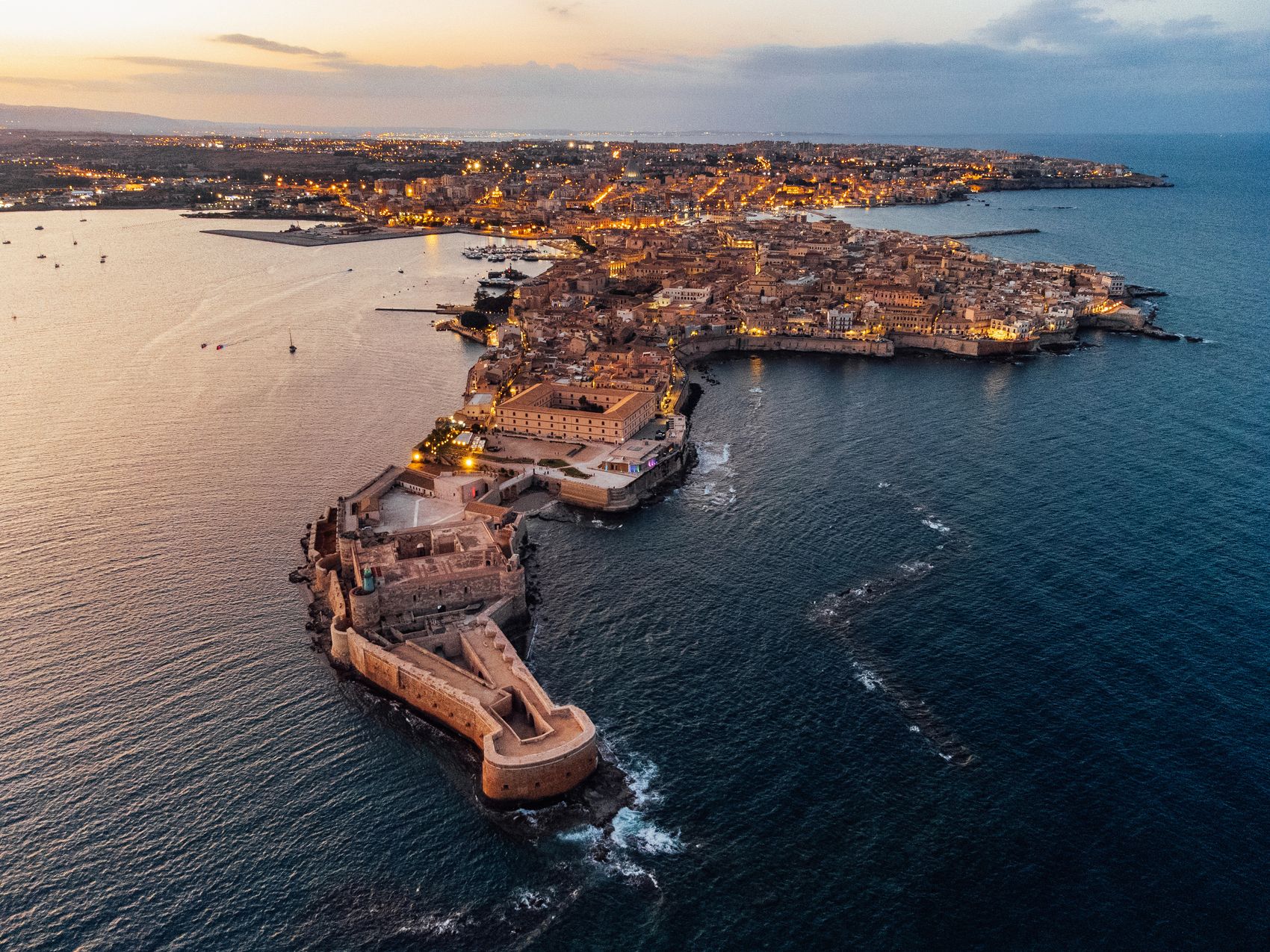 Ortigia, Siracusa al tramonto